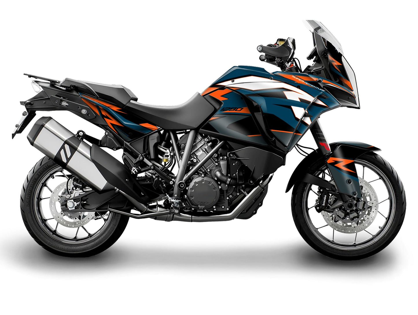 Kit Grafiche Adesivi Carene - KTM 1290 Super Adventure (2017~2020) - (NM-ON)