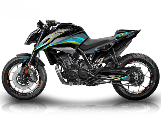 Kit Grafiche Adesivi Carene - KTM 790 / 890 DUKE - (CZ-B)