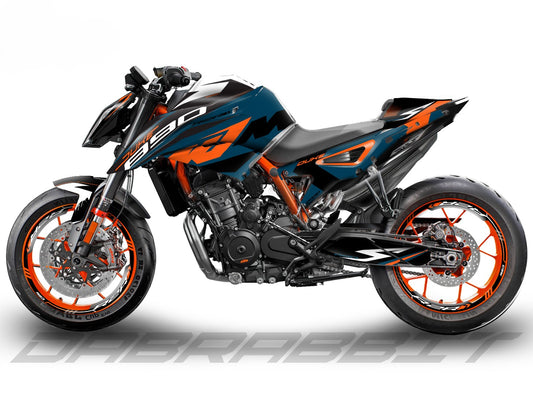 Kit Grafiche Adesivi Carene - KTM 790 / 890 DUKE - (MOF3-KX-N)