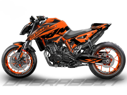 Kit Grafiche Adesivi Carene - KTM 790 / 890 DUKE - (MOF3-KX-OB)