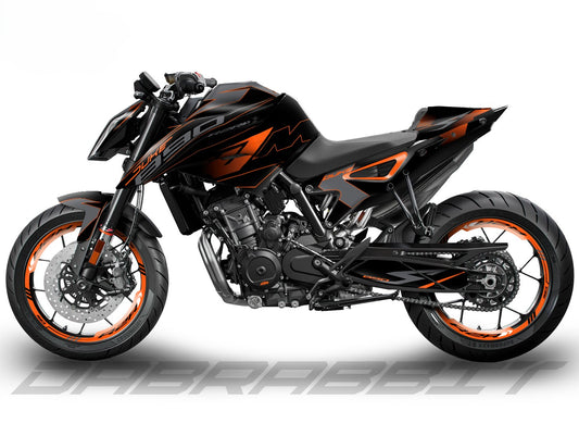 Kit Grafiche Adesivi Carene - KTM 790 / 890 DUKE - (MOF3-KX-B)