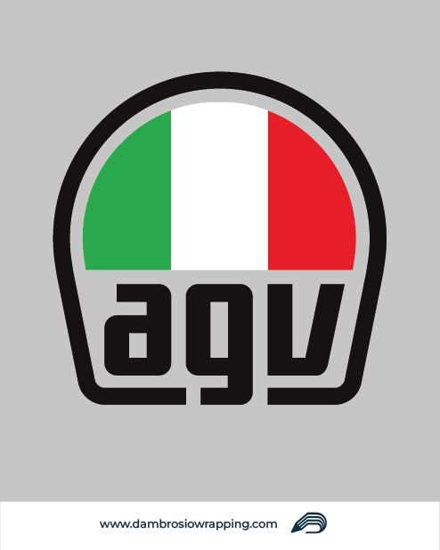 Adesivo Logo Emblema AGV - Classico