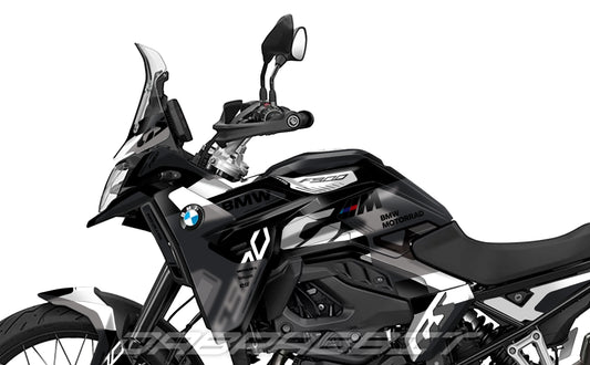 Kit Grafiche Adesivi Carene - BMW F900GS (2024~) - (TSP-BG)