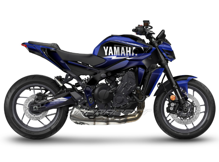 Kit Grafiche Adesivi Carene - Yamaha MT-09 / FZ-09 (2025) - (MWY-BL)