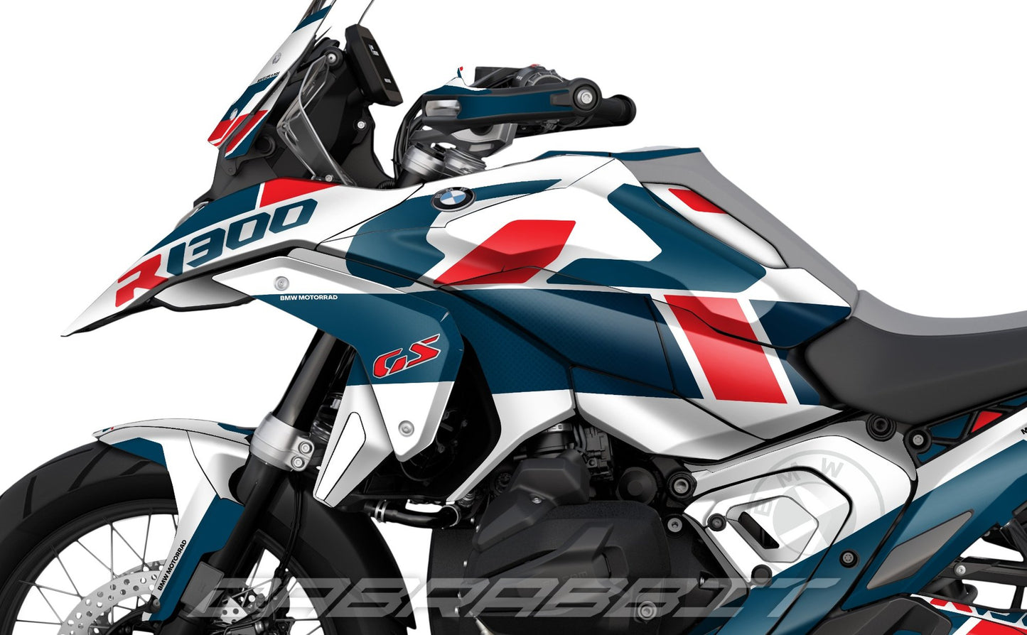 Kit Grafiche Adesivi Carene - BMW R1300GS (2024~) - (BLD-WN)