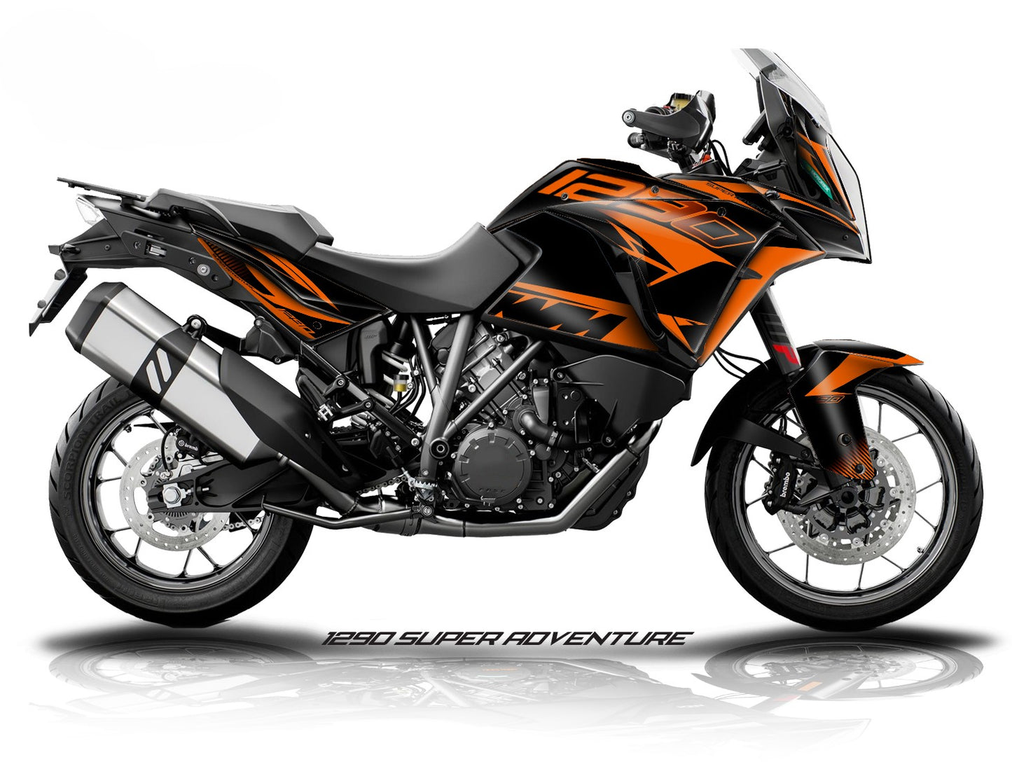 Kit Grafiche Adesivi Carene - KTM 1290 Super Adventure (2017~2020) - (SHK-BO)