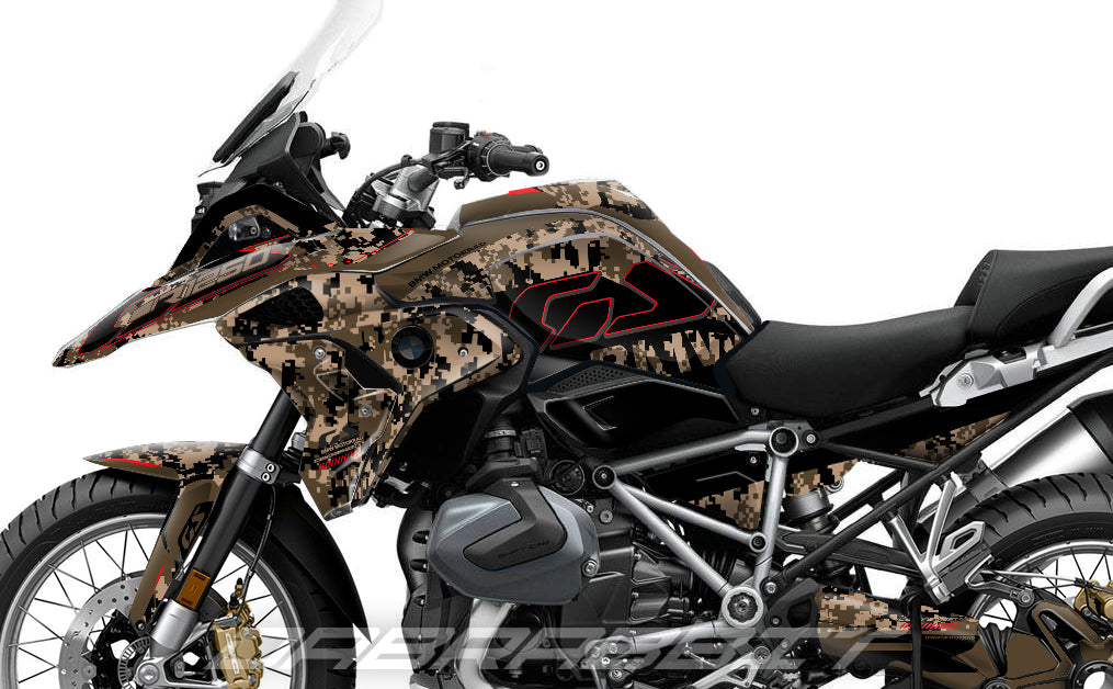 Fairing Graphics Kit - BMW R1200/R1250GS (2017~2025) - (CM-D)