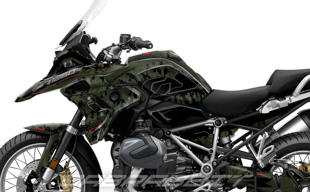Kit Grafiche Adesivi Carene - BMW R1200/R1250GS (2017~2025) - (CM-KK)