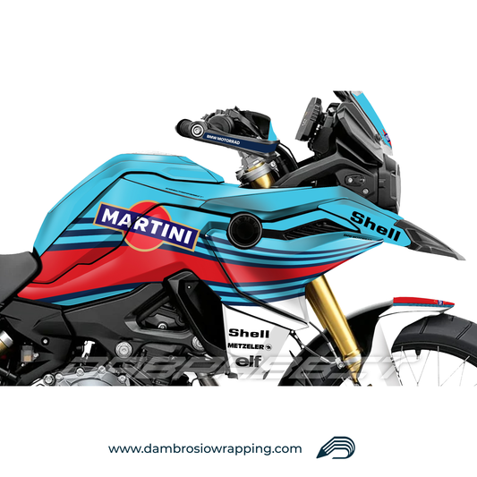 Kit Grafiche Adesivi Carene Martini Racing - BMW F850GS/F750/F800GS (2017~) - (MTN-WSK)