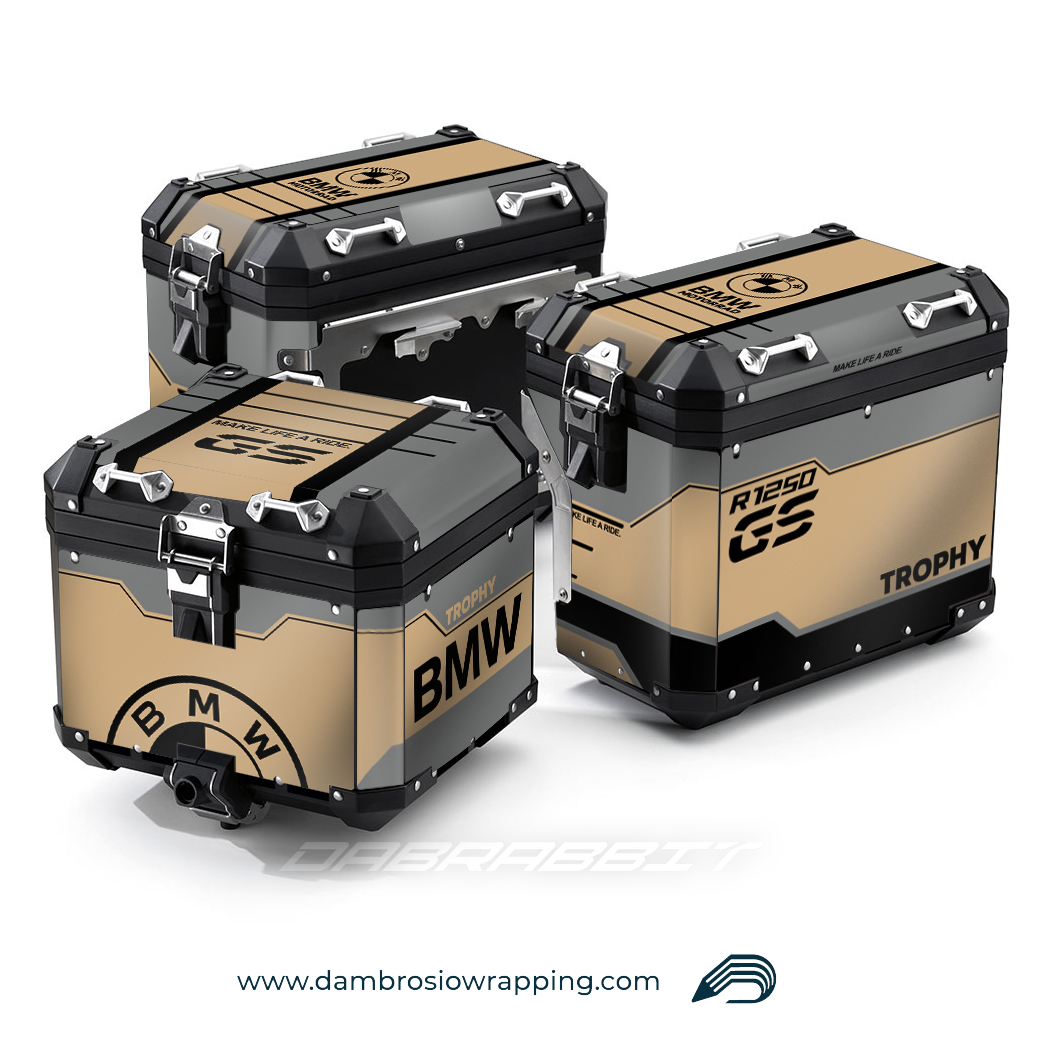 Kit Adesivi Borse / Valigie Box - BMW R 1250 1200 GS (SMP-D)