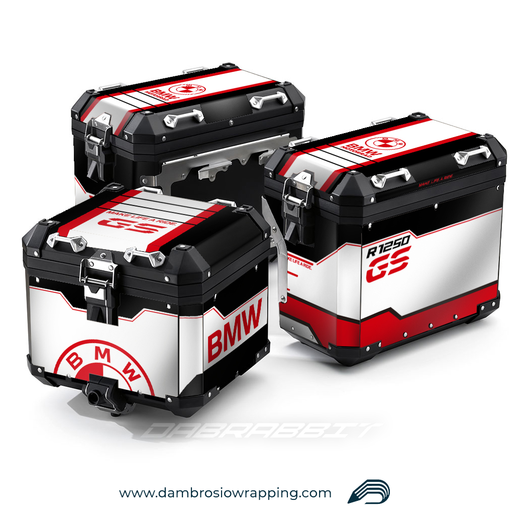 Kit Adesivi Borse / Valigie Box - BMW R 1250 1200 GS (SMP-R)