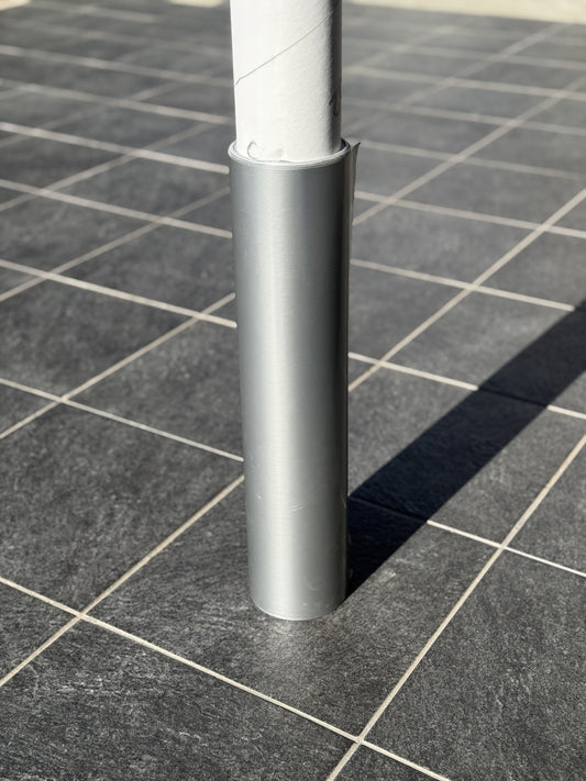 Fascia adesiva Grigio Argento Metalizzato - Linea di galleggiamento