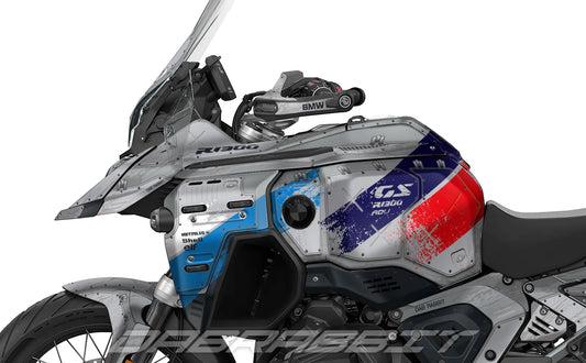 Kit Grafiche Adesivi Carene - BMW R1300GS ADV (2024~) - (TNK-MC)