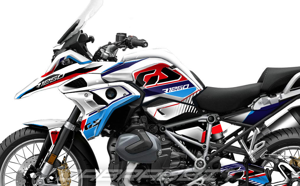 Fairing Graphics Kit - BMW R1200/R1250GS (2017~2025) - (MS-W)