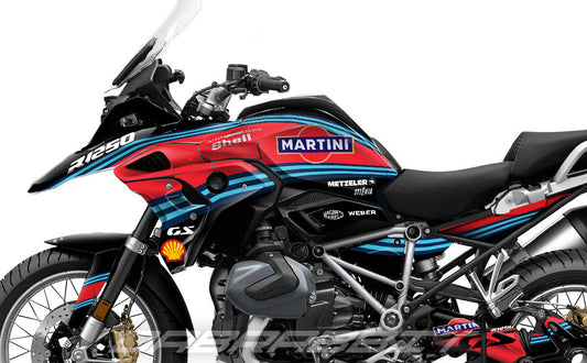 Kit Grafiche Adesivi Carene - BMW R1200/R1250GS (2017~2025) - (MTN-B)