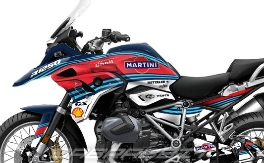 Kit Grafiche Adesivi Carene - BMW R1200/R1250GS (2017~2025) - (MTN-N)