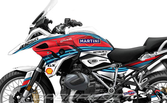 Kit Grafiche Adesivi Carene - BMW R1200/R1250GS (2017~2025) - (MTN-W)