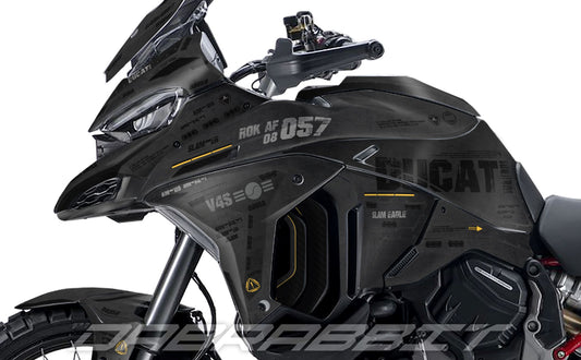 Kit Grafiche Adesivi Carene - Ducati Multistrada V4 S (2021~) - (F15K-G)