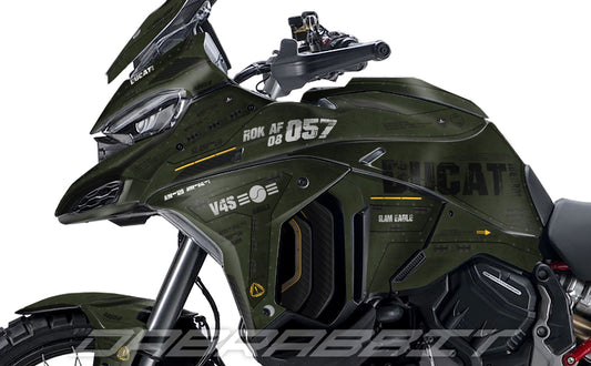 Kit Grafiche Adesivi Carene - Ducati Multistrada V4 S (2021~) - (F15K-K)