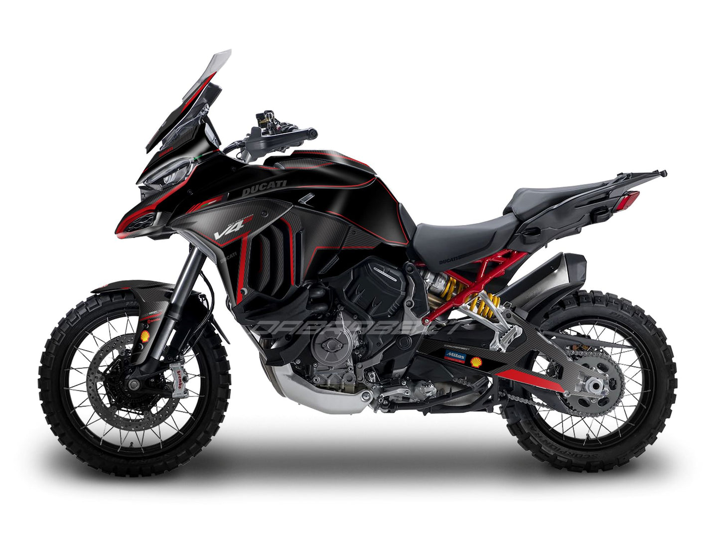 Fairing Graphics Kit - BMW R1300GS (2024~) - (TSP-WBR)