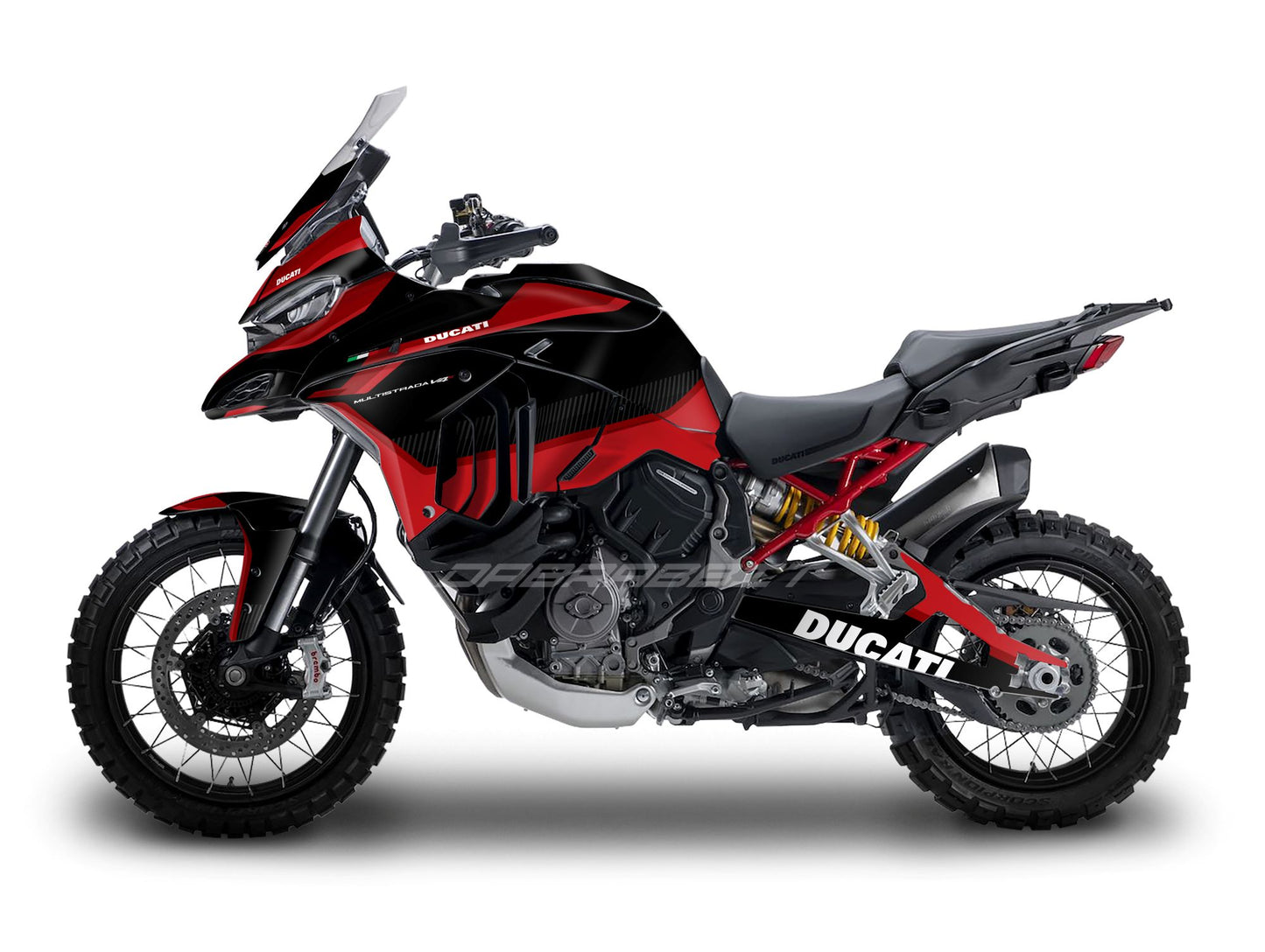 Kit Grafiche Adesivi Carene - Ducati Multistrada V4 S (2021~) - (RSS-BR)
