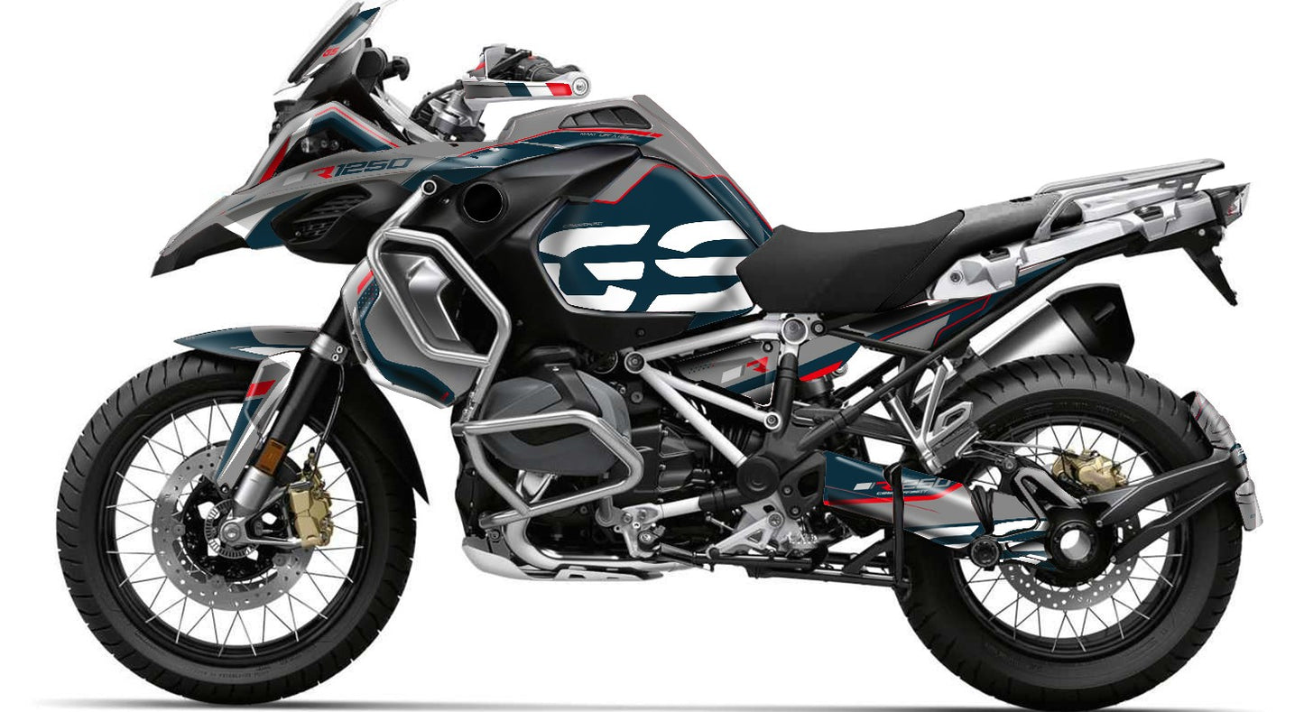 Fairing Graphics Kit - BMW R1200/R1250GS ADV - Adventure (2014~2025) - (BGS-GN)