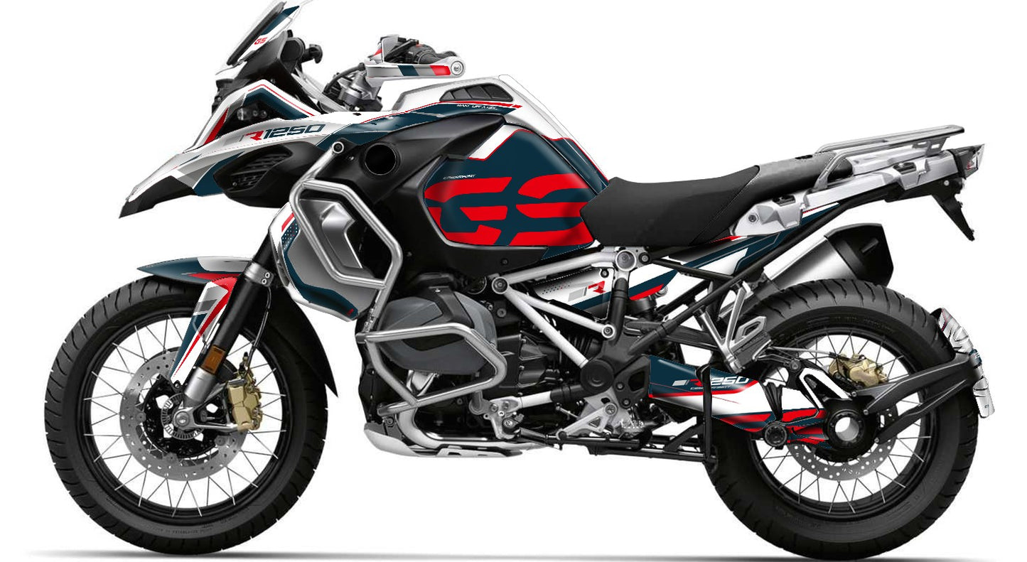 Fairing Graphics Kit - BMW R1200/R1250GS ADV - Adventure (2014~2025) - (BGS-WN)