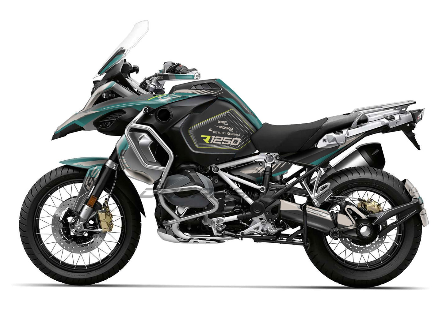 Kit Grafiche Adesivi Carene - BMW R1200/R1250GS ADV - Adventure (2014~2025) - (RC-GY)