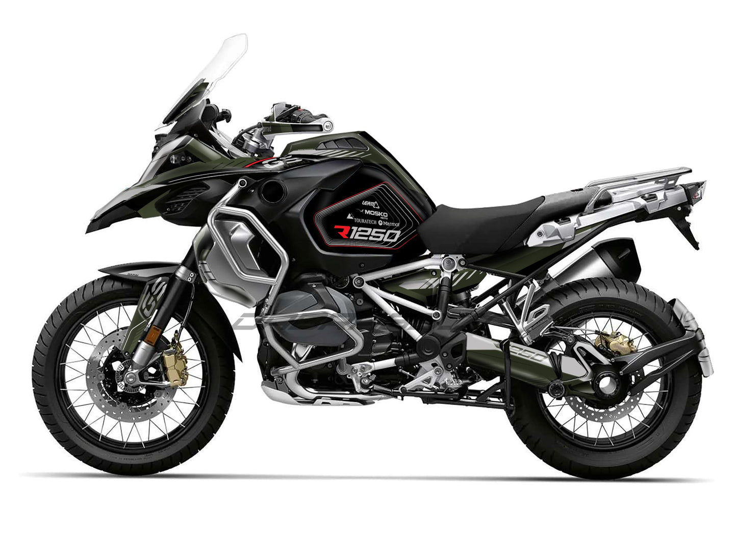 Kit Grafiche Adesivi Carene - BMW R1200/R1250GS ADV - Adventure (2014~2025) - (RC-KK)
