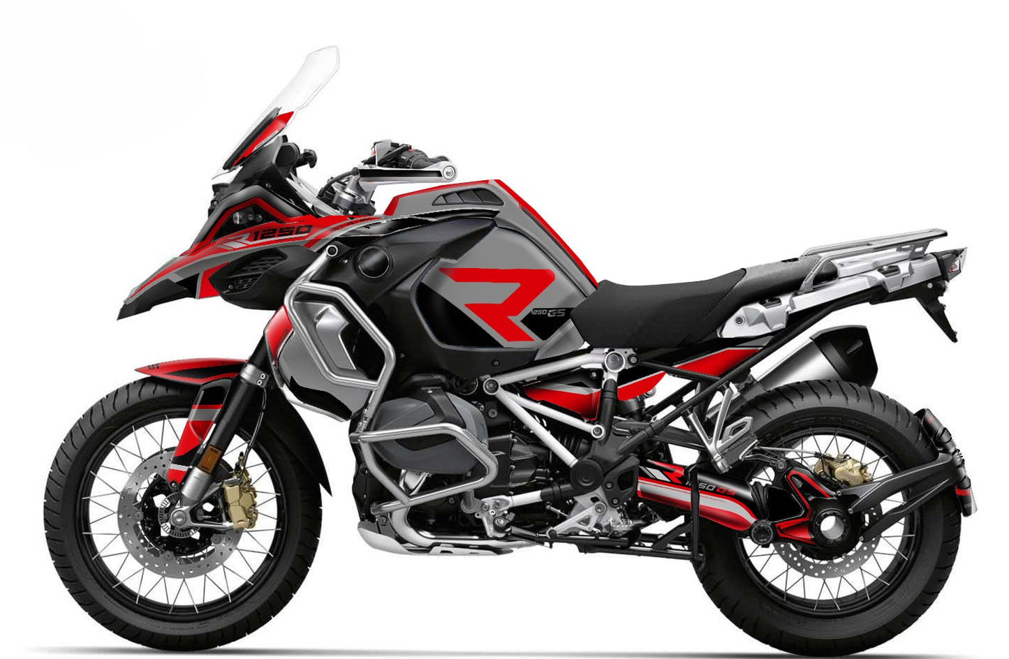 Kit Grafiche Adesivi Carene - BMW R1200/R1250GS ADV - Adventure (2014~2025) - (RL-RG)