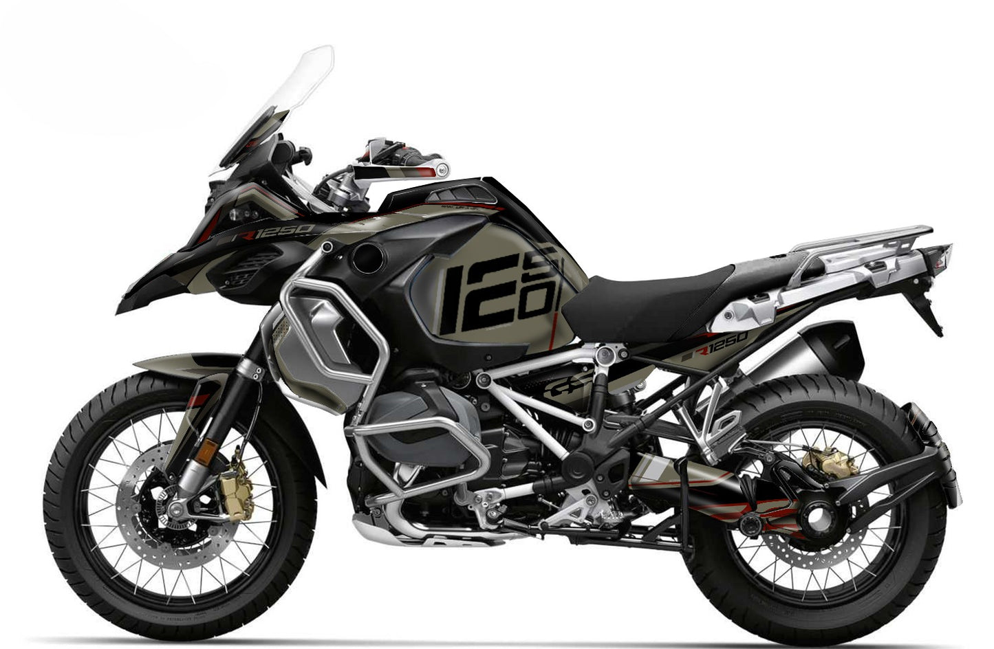 Kit Grafiche Adesivi Carene - BMW R1200/R1250GS ADV - Adventure (2014~2025) - (TWT-KK)