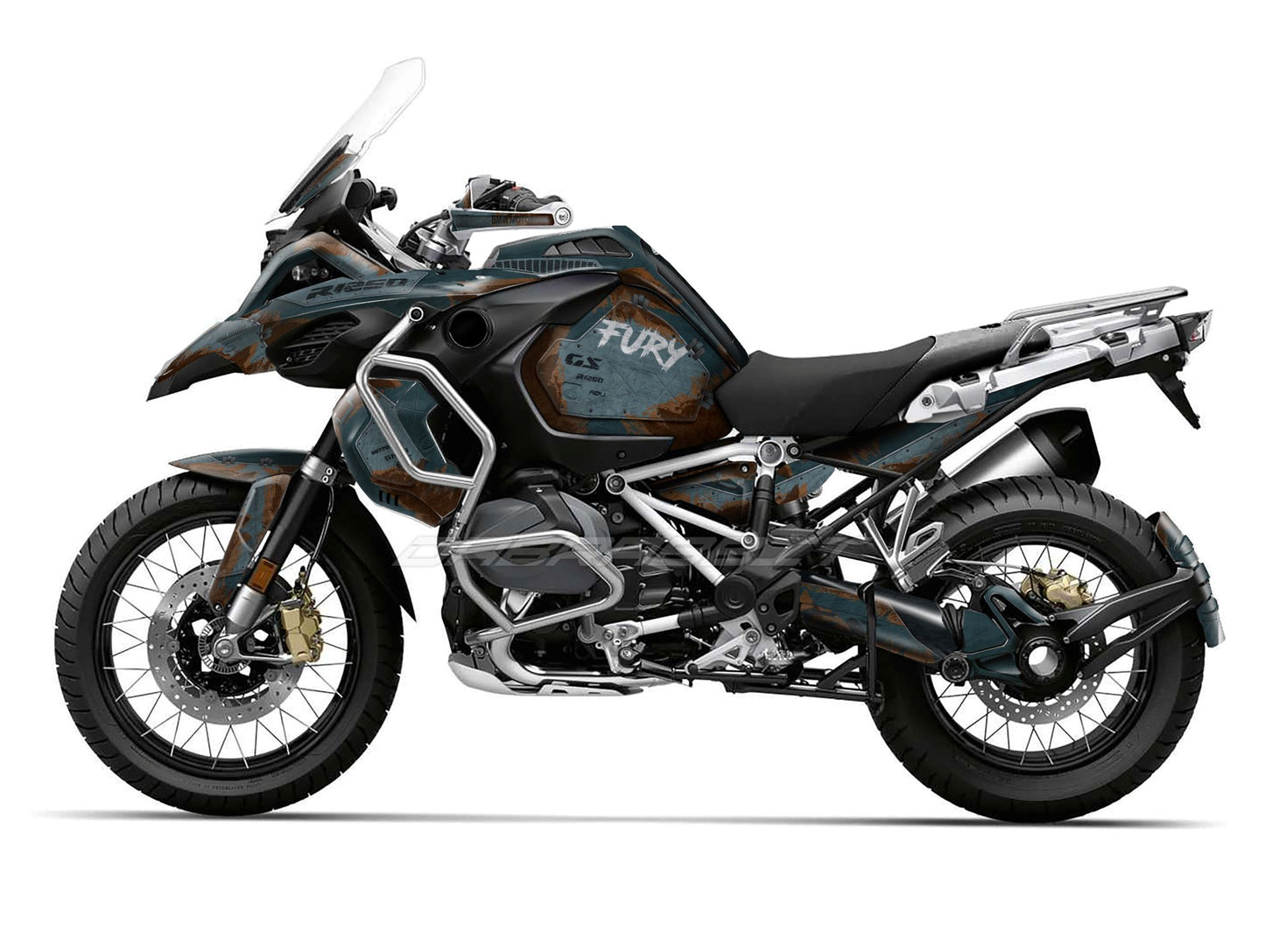 Kit Grafiche Adesivi Carene - BMW R1200/R1250GS ADV - Adventure (2014~2025) - (TNK-RST)