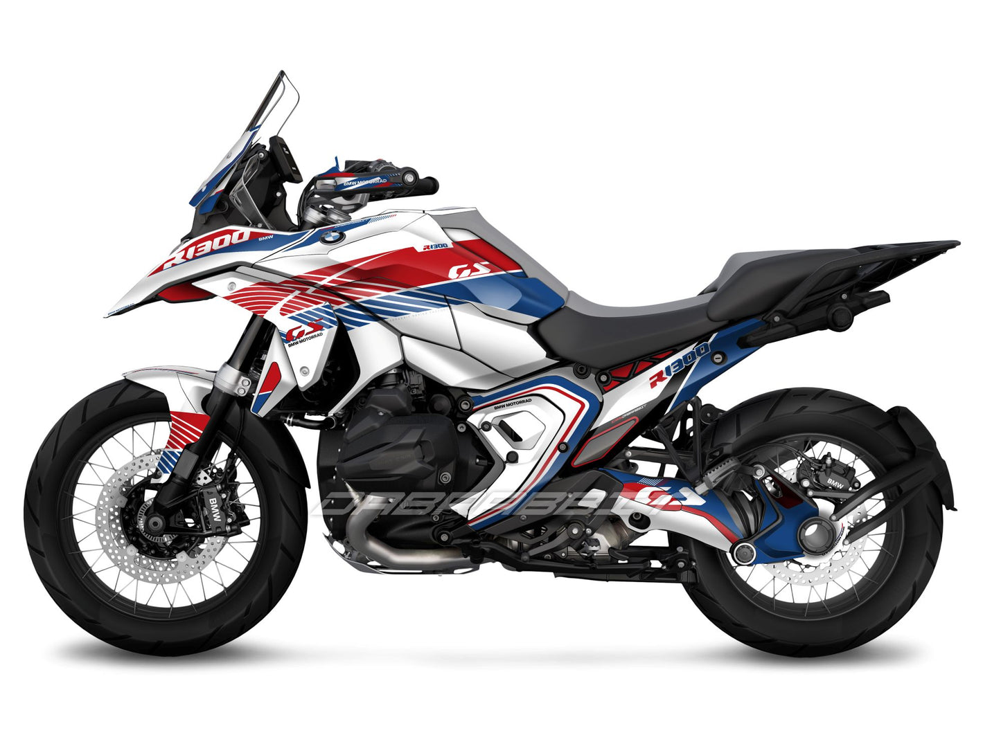 Fairing Graphics Kit - BMW R1300GS (2024~) - (SSL-WBR)