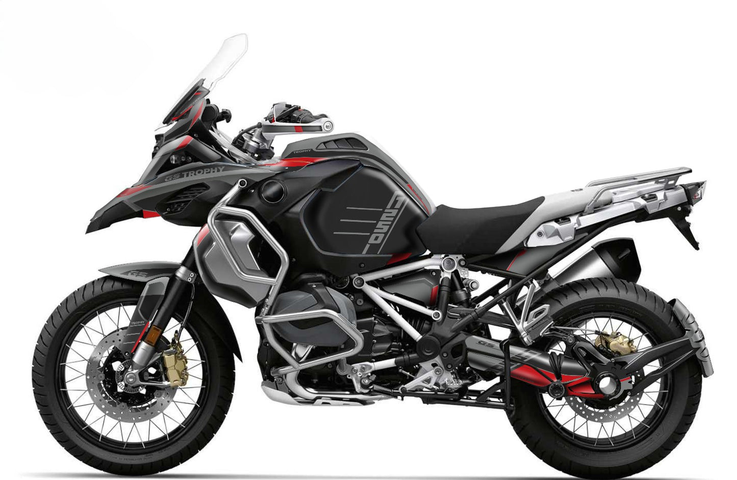 Kit Grafiche Adesivi Carene - BMW R1200/R1250GS ADV - Adventure (2014~2025) - (TRP-GR)