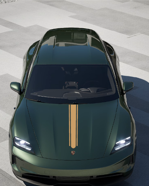 "Levante" Hood Decal Kit Compatible with Porsche Taycan