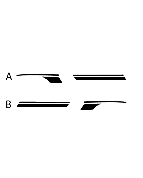 Kit Fasce Adesive compatibili con Vespa PX T5 LML STAR