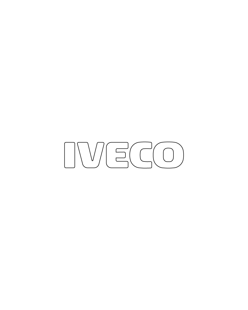Adesivo Camion Iveco Logo