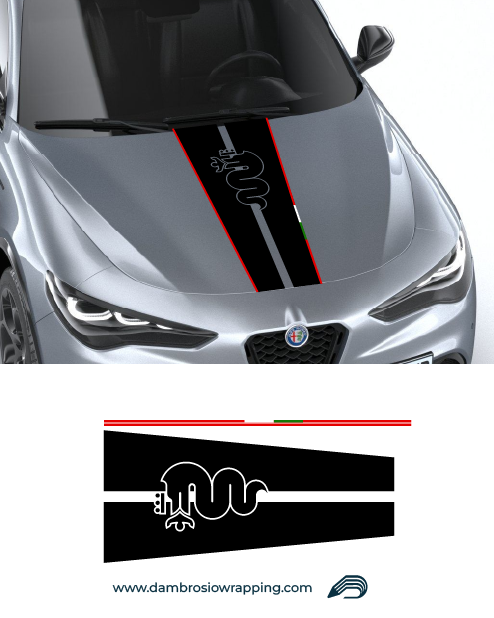 Stelvio Hood Fascia Kit - Scuderia Italia Style