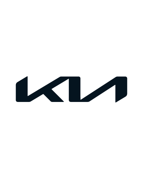 New "Kia" Logo Sticker - Black