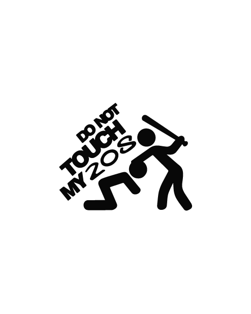 "Don't touch my 208" Sticker Kit for Peugeot 208