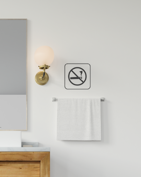 Adesivo vietato fumare