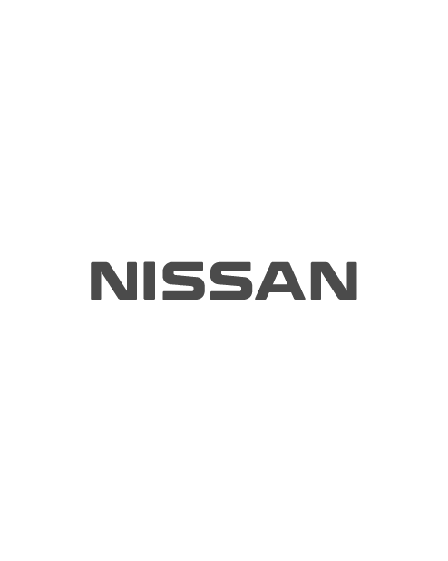 Nissan Lettering Sticker - Gray