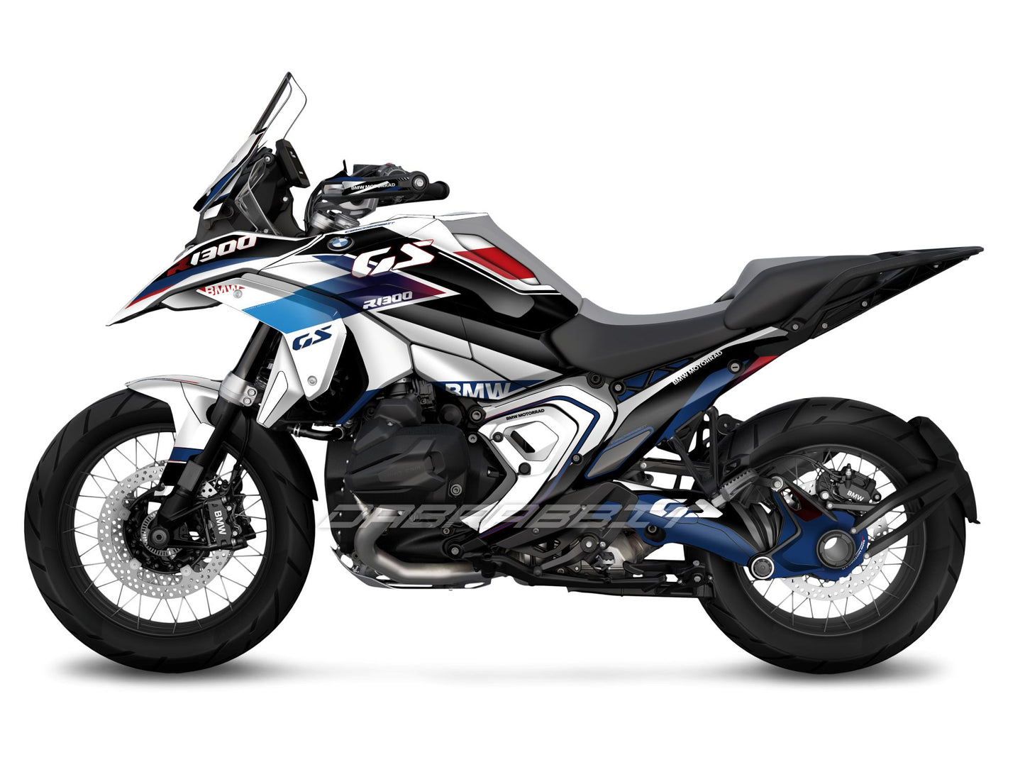 Kit Grafiche Adesivi Carene - BMW R1300GS (2024~) - (SP2-WBL)