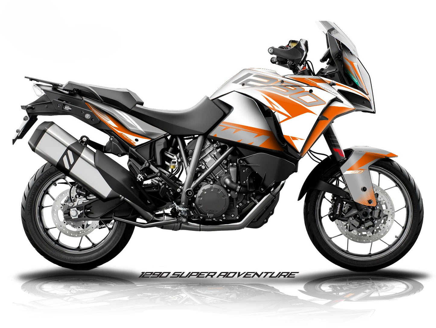 Kit Grafiche Adesivi Carene - KTM 1290 Super Adventure (2017~2020) - (SHK-W)