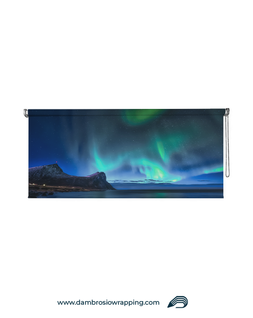 Tenda a rullo oscurante - Aurora Boreale