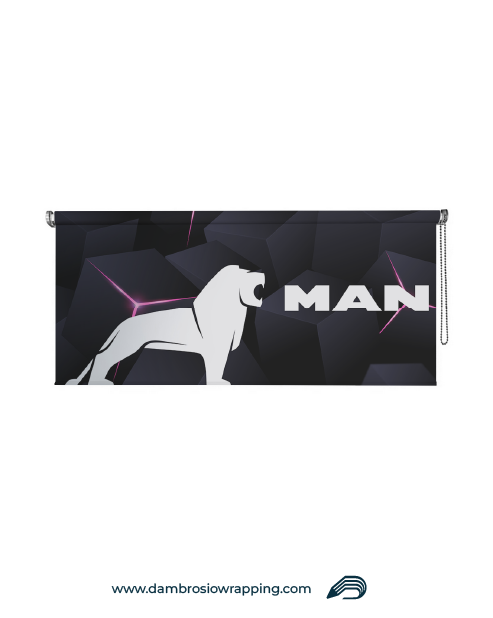 Tenda a rullo oscurante - MAN Cubi 3D