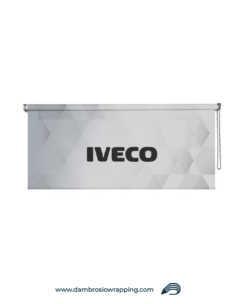 Tenda a rullo oscurante - IVECO Geometrico Chiaro