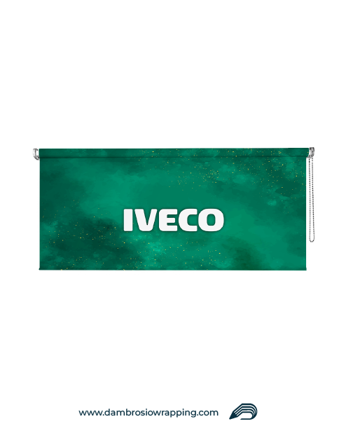 Tenda a rullo oscurante - IVECO Verde Smeraldo