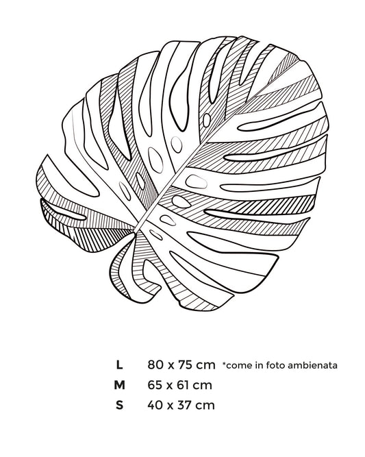 Adesivo Murale - Monstera Bis