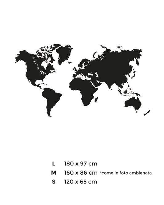 Adesivo Murale - Mappamondo